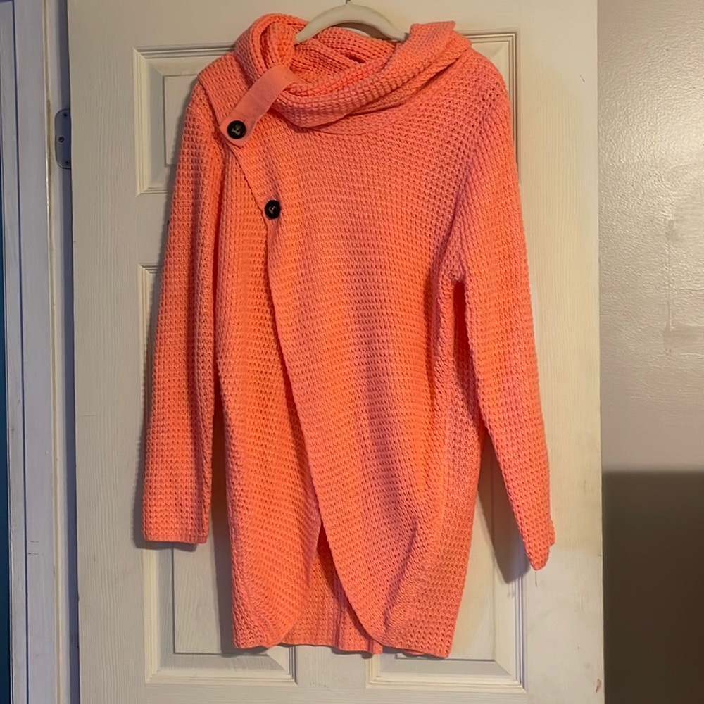 Coral sweater